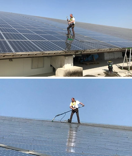 Pulizia pannelli fotovoltaici